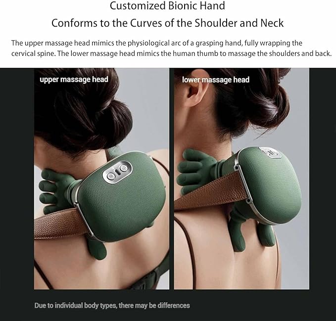 Neck & Shoulder Massager for Pain Relief and Muscle Relaxation